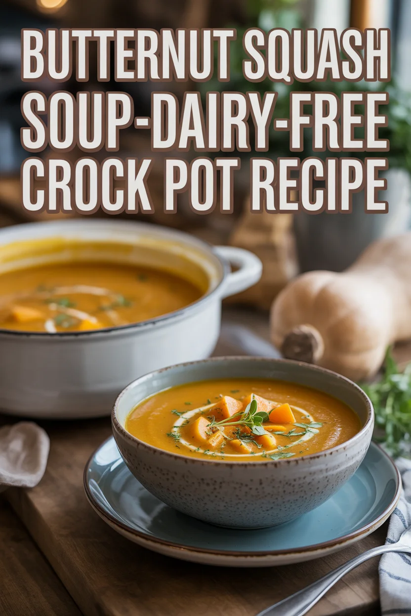Butternut Squash Soup – Dairy-Free Crock Pot Recipe 27 Butternut Squash Soup – Dairy-Free Crock Pot Recipe