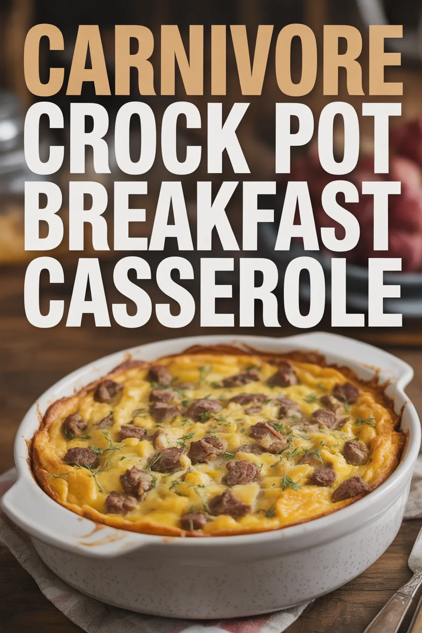 carnivore breakfast casserole