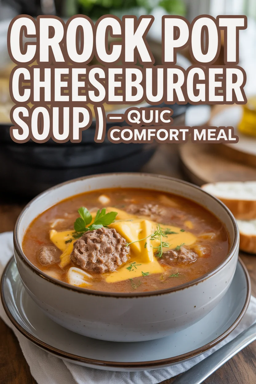 cheeseburger soup