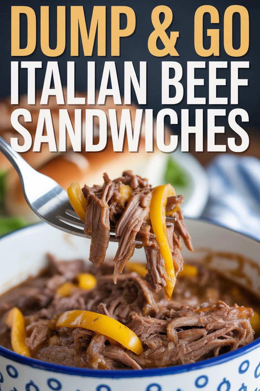 Dump & Go Italian Beef Sandwiches