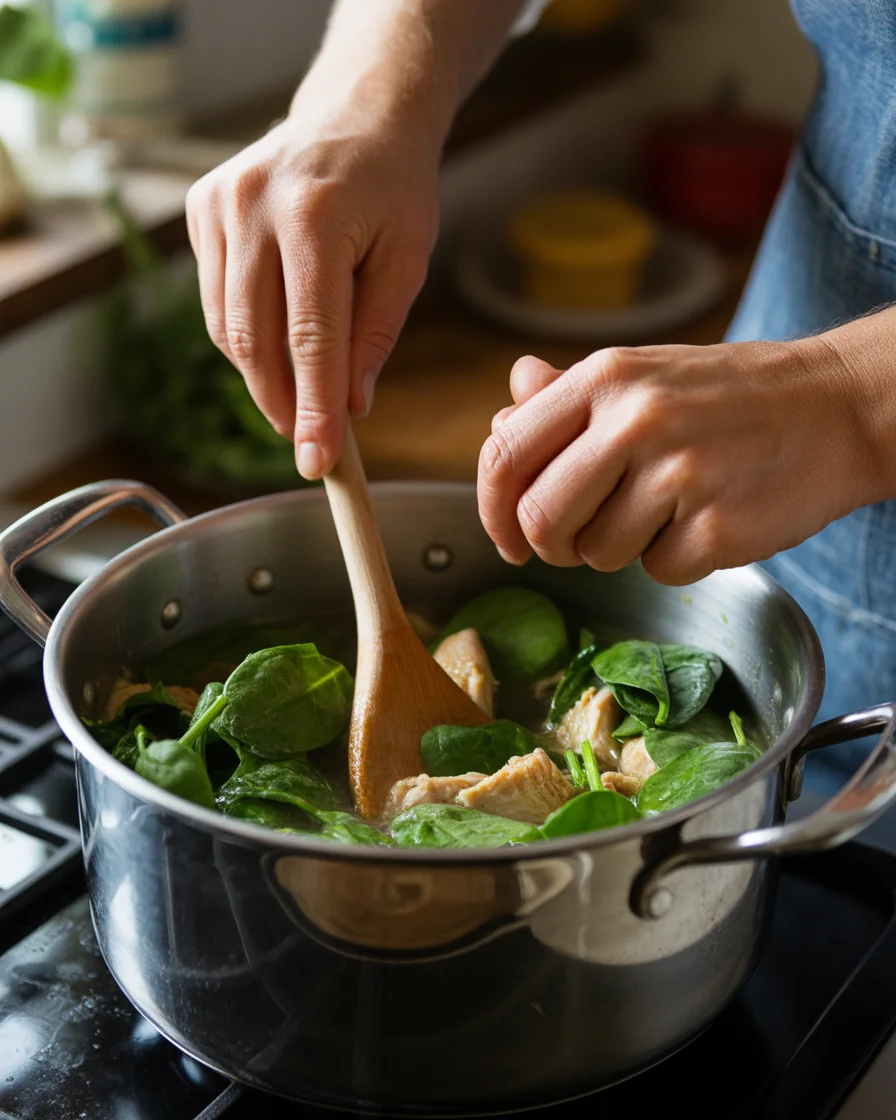 Spinach Artichoke Chicken – Healthy Crock Pot Recipe