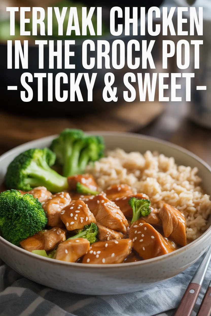 Teriyaki Chicken in the Crock Pot – Sticky & Sweet 25 teriyaki chicken