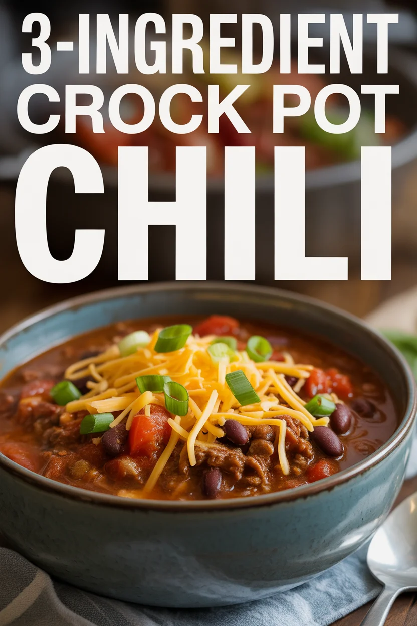 3-Ingredient Crock Pot Chili 19 3-Ingredient Crock Pot Chili