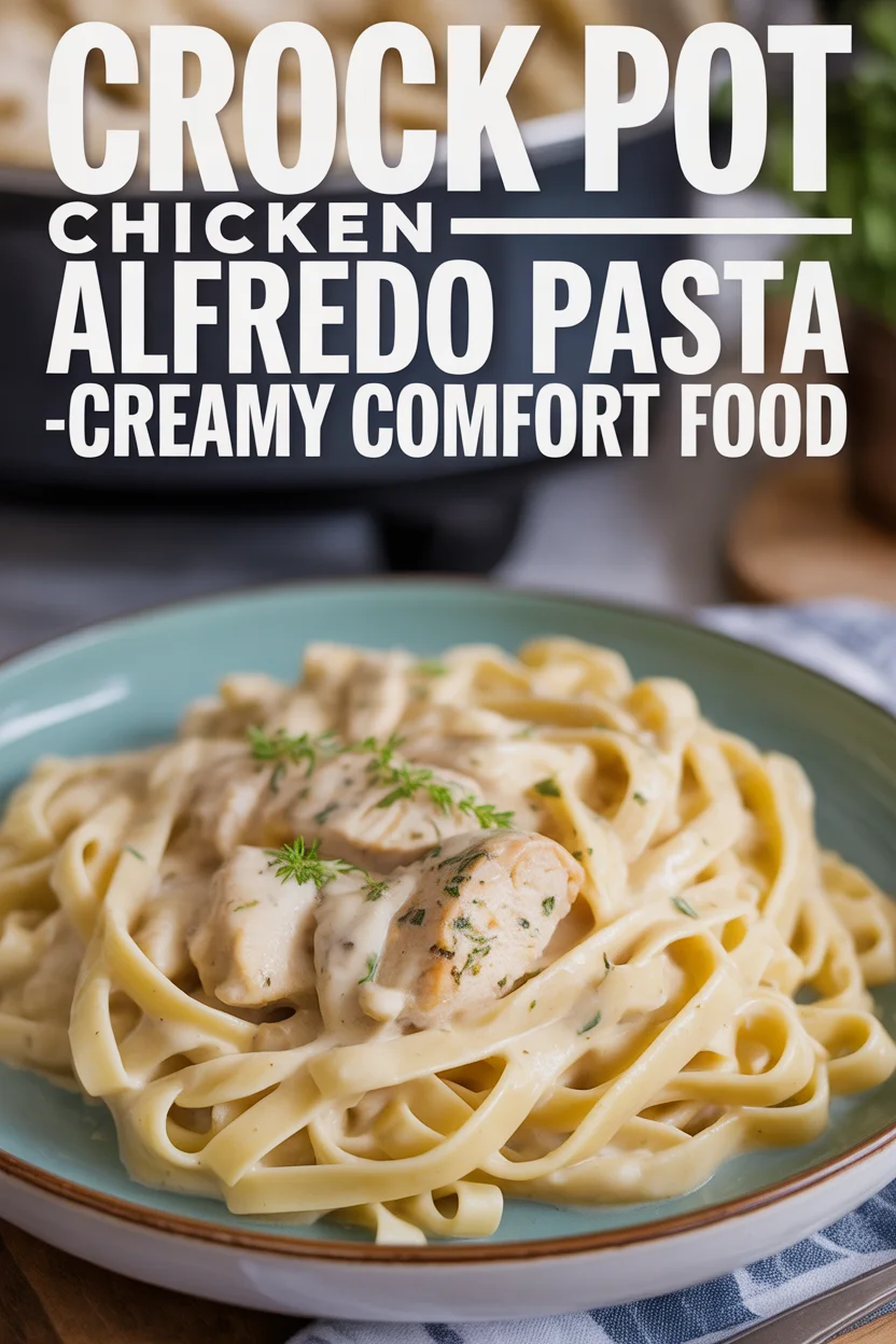 Crock Pot Chicken Alfredo Pasta – Creamy Comfort Food 28 alfredo chicken pasta