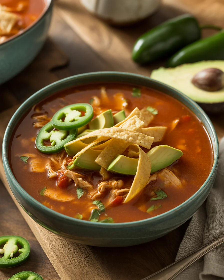 Crock Pot Chicken Tortilla Soup – Ready in 4 Hours 28 chicken tortilla soup