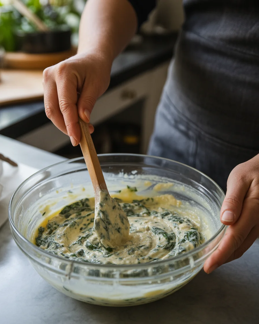 Warm Spinach Artichoke Dip in the Crock Pot