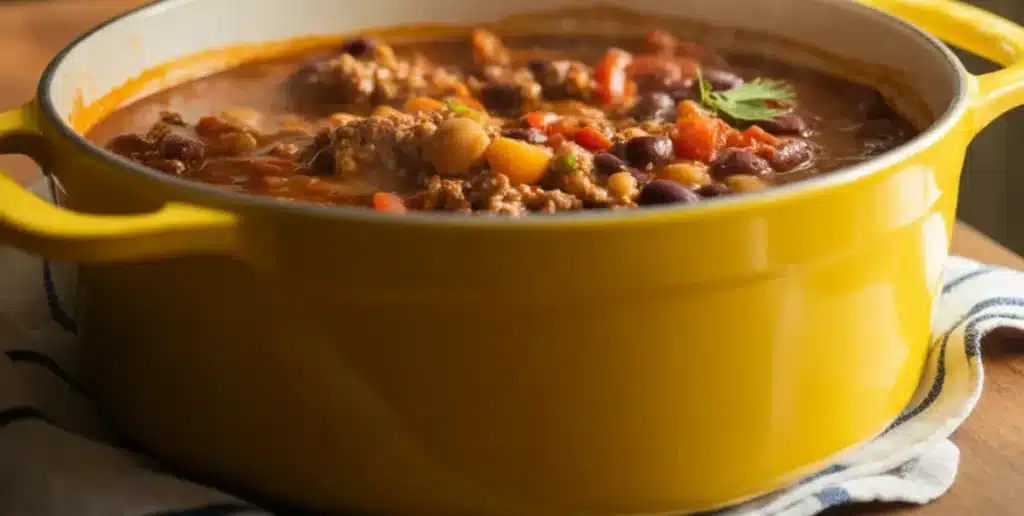 3 bean crock pot chili recipe