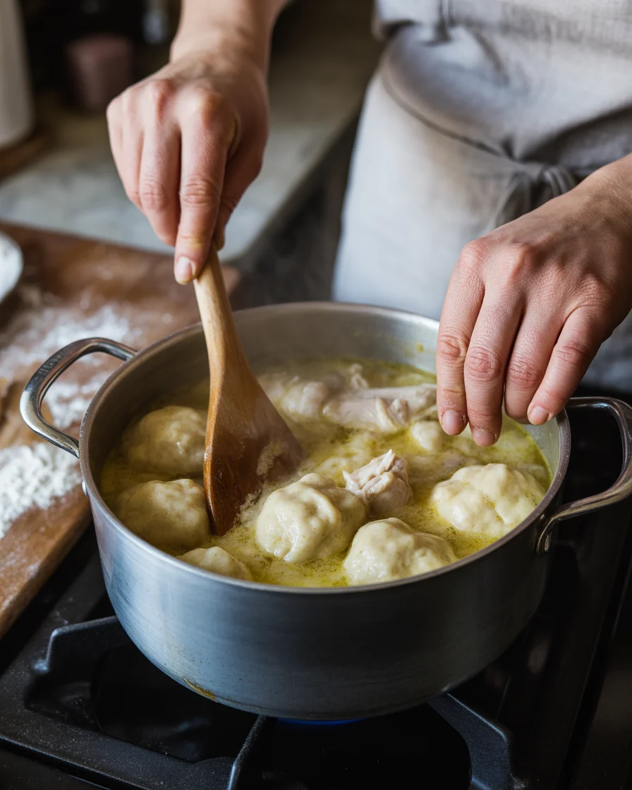 Classic Chicken and Dumplings in the Slow Cooker 27 chicken and dumplings