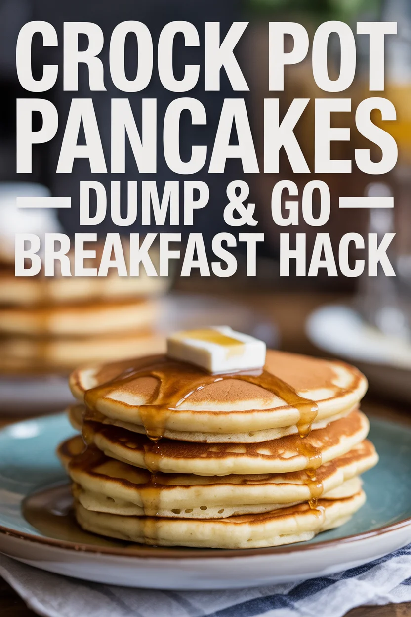 Crock Pot Pancakes – Dump & Go Breakfast Hack 20 Crock Pot Pancakes – Dump & Go Breakfast Hack