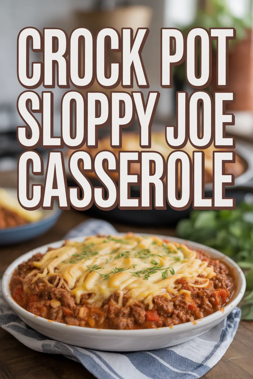Crock Pot Sloppy Joe Casserole 29 sloppy joe casserole