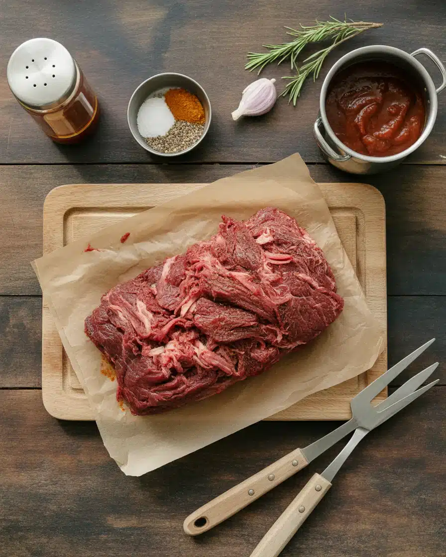 BBQ Pulled Beef – Sweet & Tangy Crock Pot Recipe