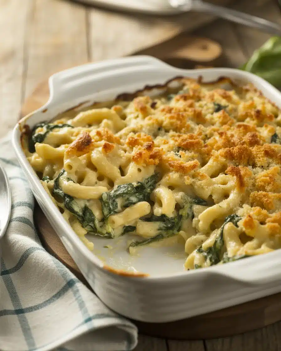 Crock Pot Spinach & Artichoke Mac and Cheese – Creamy & Bold