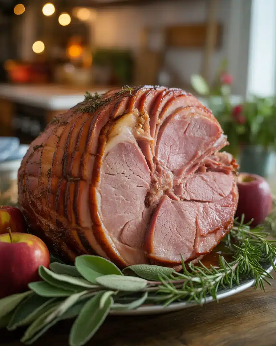 Maple Bourbon Glazed Ham in the Crock Pot (Holiday Showstopper)