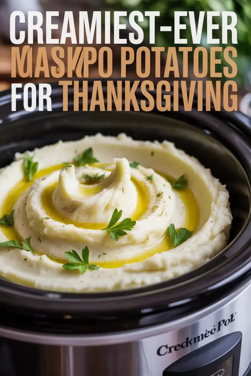 slow cooker mashed potatoes