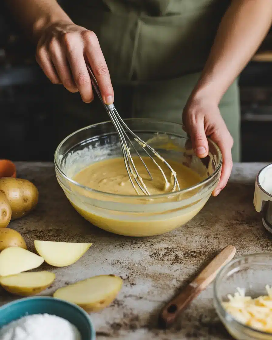 cheesy scalloped potatoes crock pot