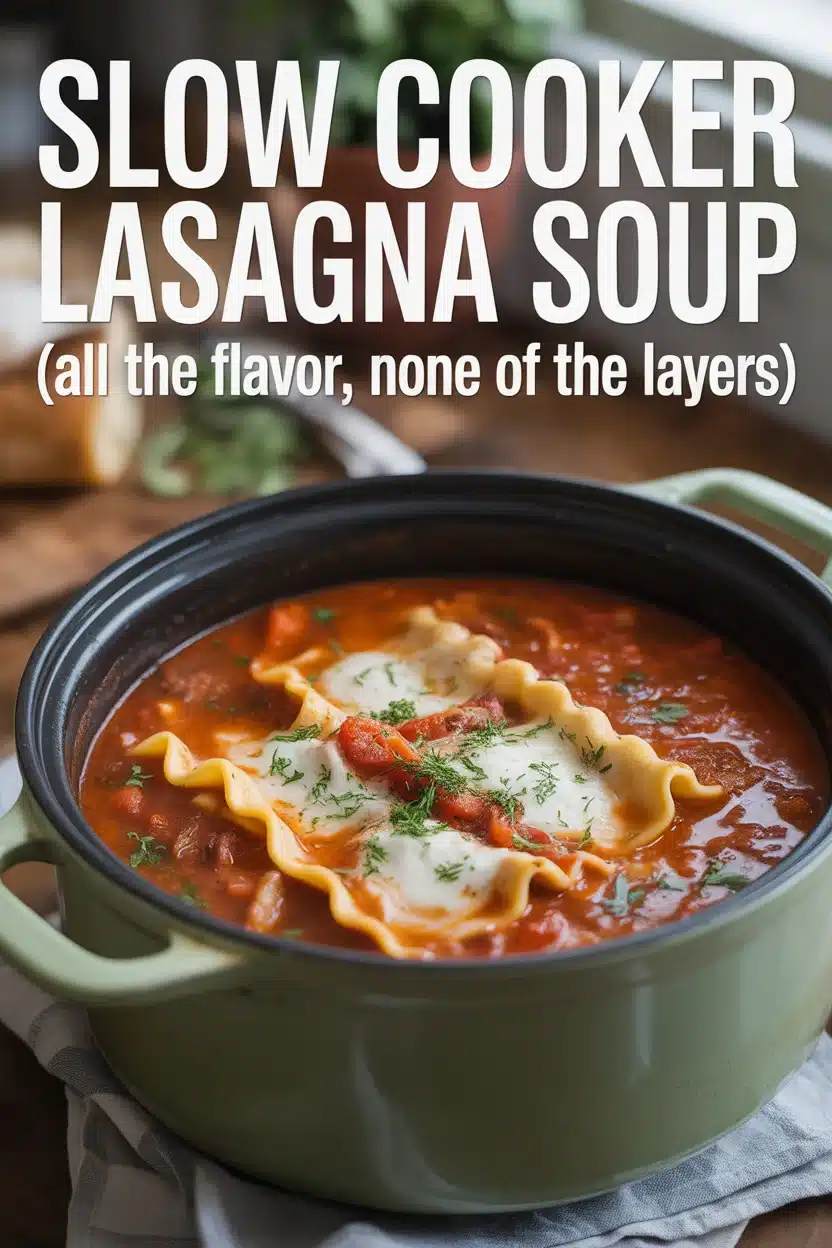 lasagna soup slow cooker