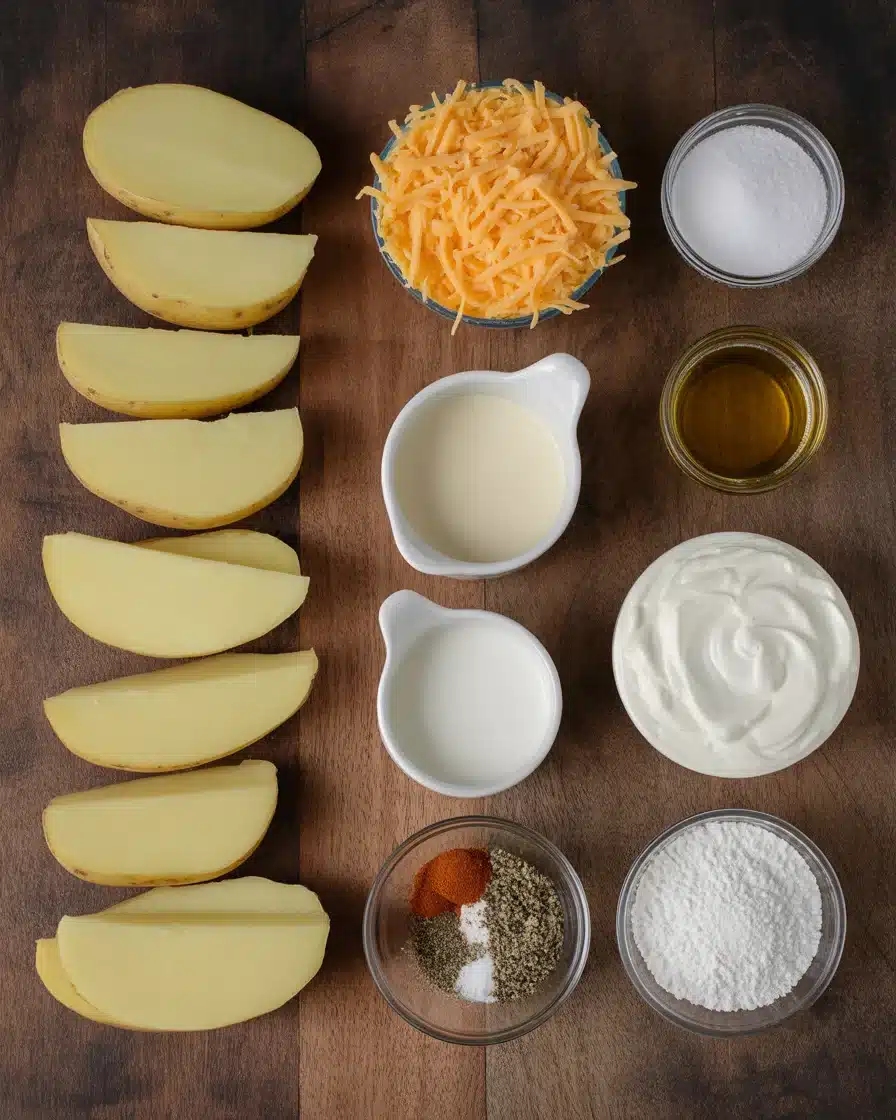 cheesy scalloped potatoes crock pot