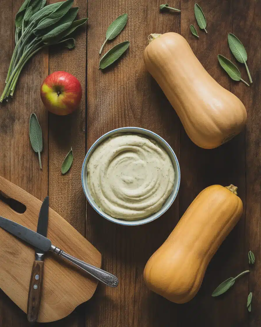 Dump & Go Butternut Squash Soup with Apple & Sage