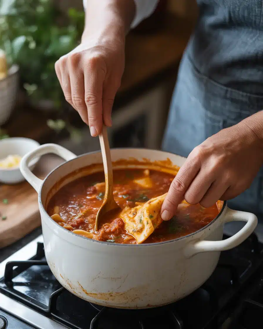lasagna soup slow cooker