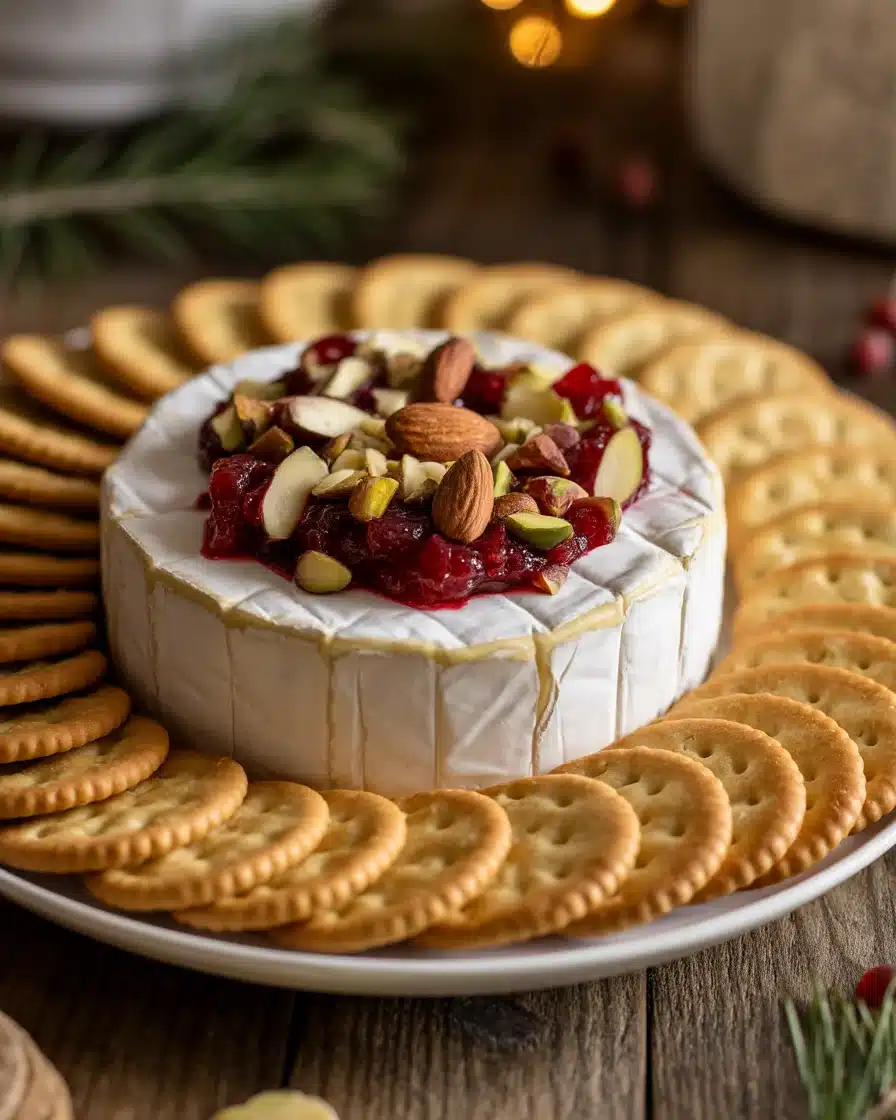 Warm Cranberry Brie Dip in the Crock Pot (Holiday Favorite)