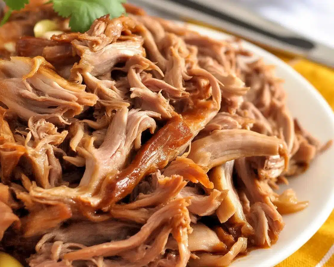 Delicious carnitas tacos topped with cilantro and cheese, served with tequila shots.