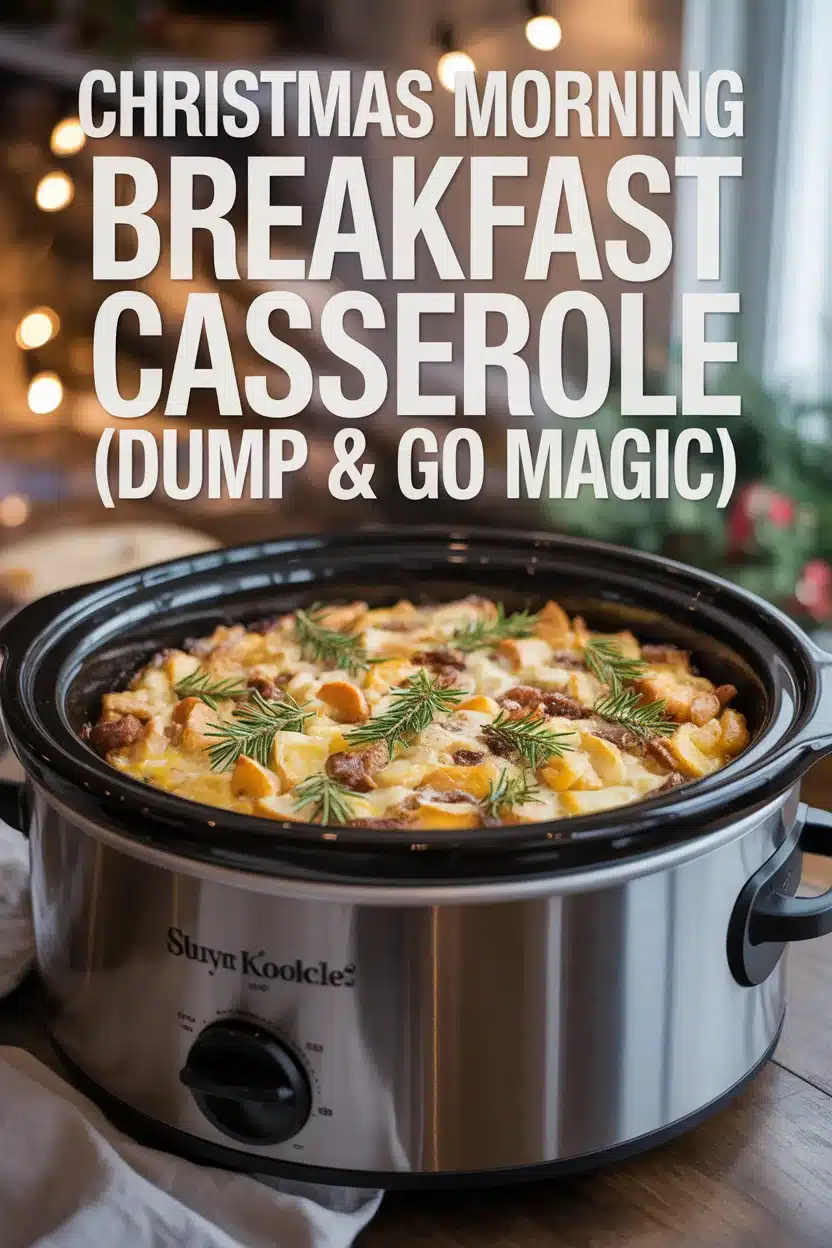 Christmas Morning Breakfast Casserole (Dump & Go Magic)