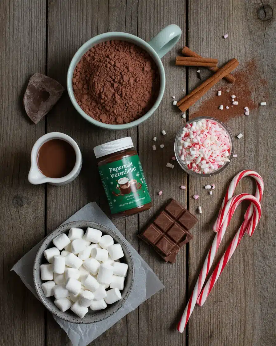 Creamy Peppermint Hot Chocolate Bar (Holiday Slow Cooker Style)