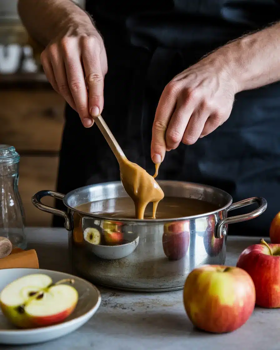 caramel apple cider slow cooker