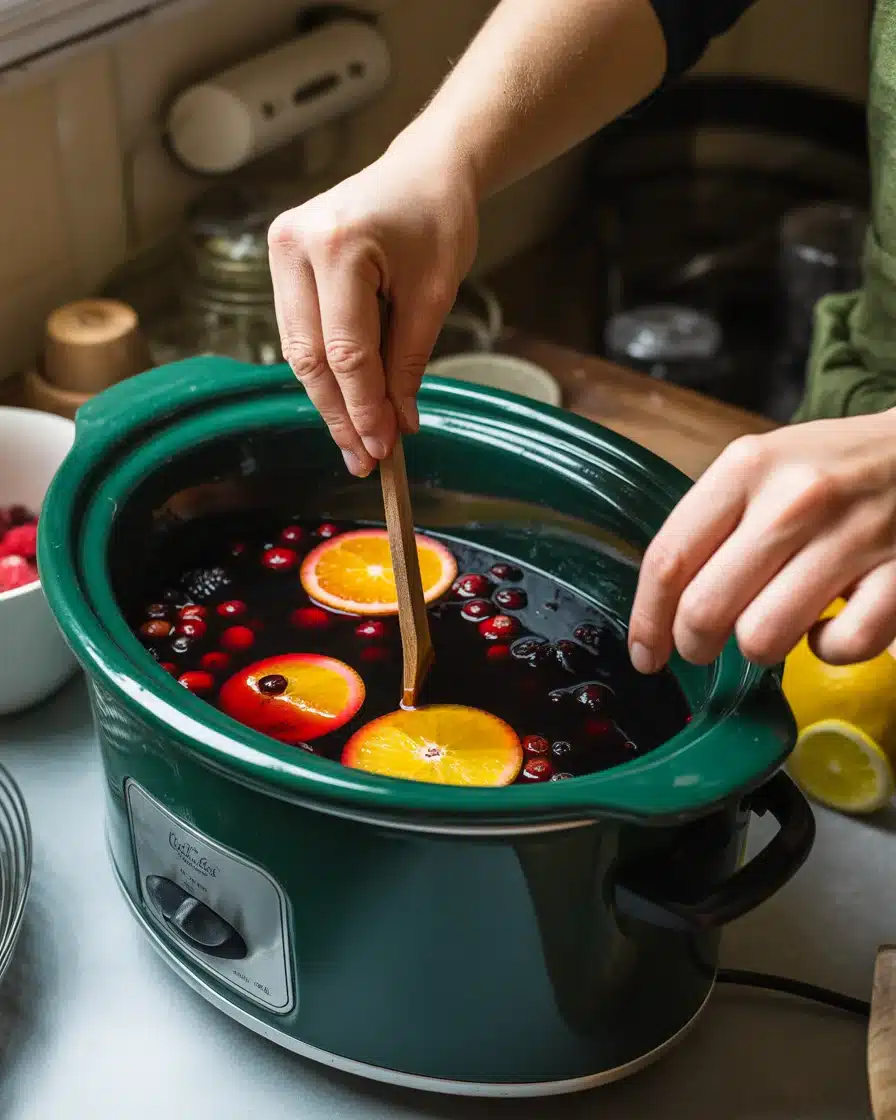mulled wine crock pot