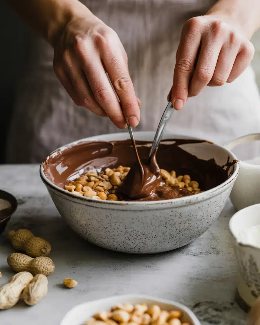 3-Ingredient Chocolate Peanut Clusters (Slow Cooker Candy Hack)
