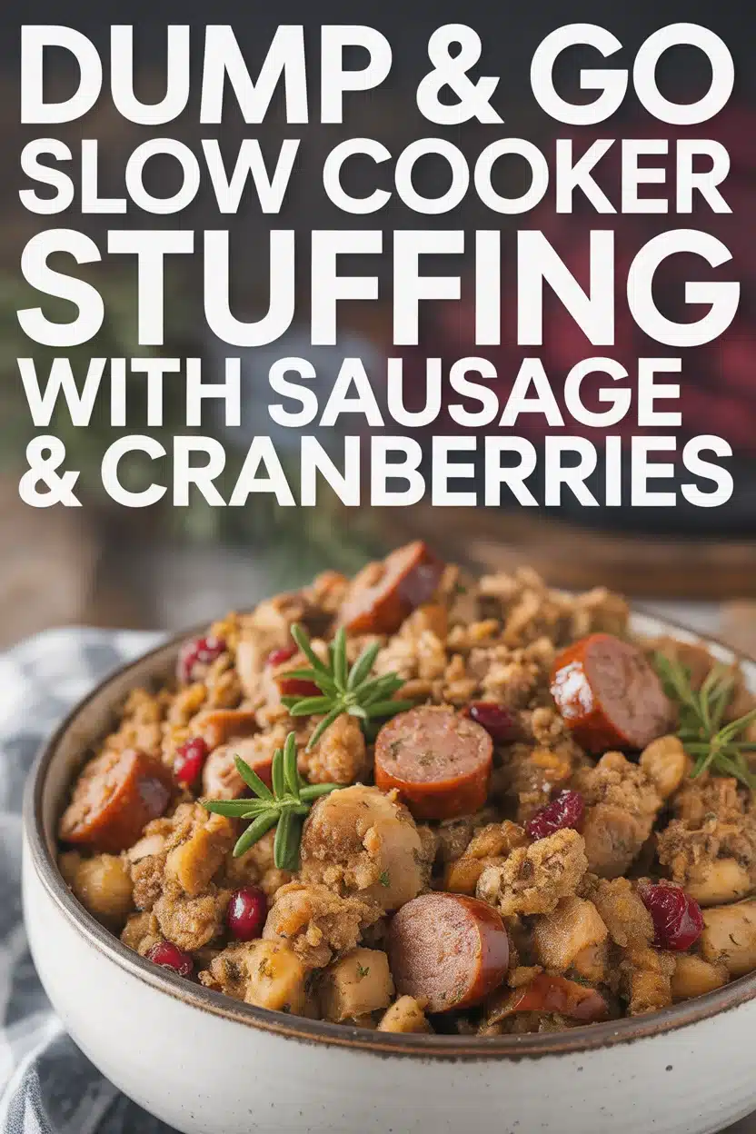 stuffing with sausage crock pot