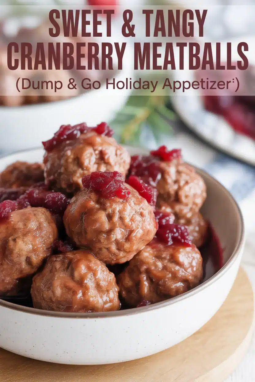 cranberry meatballs crockpot