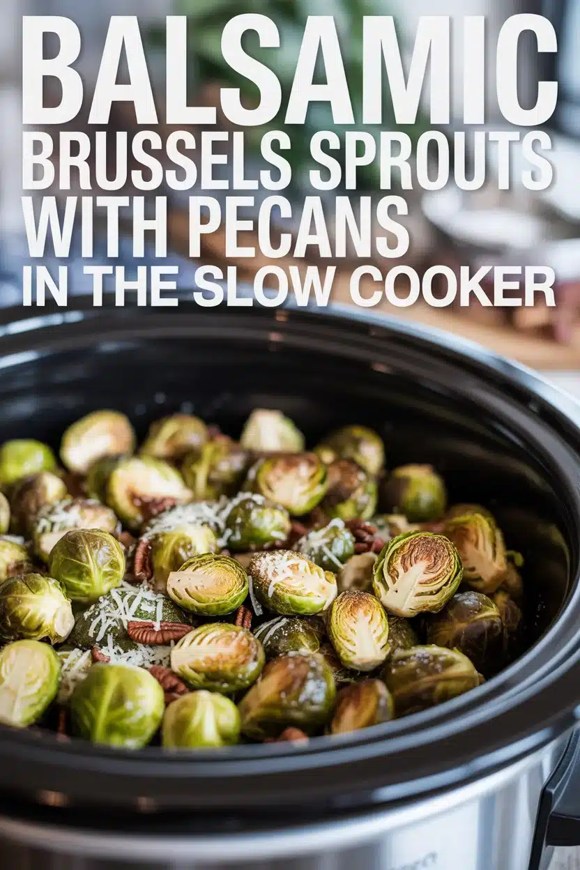 balsamic brussels sprouts crockpot