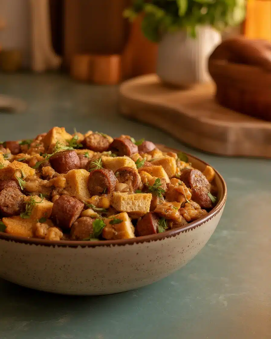 stuffing with sausage crock pot