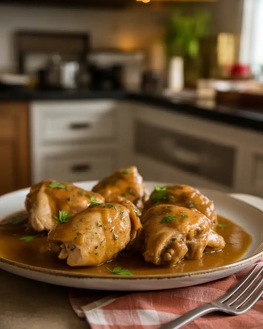 apple balsamic chicken crock pot