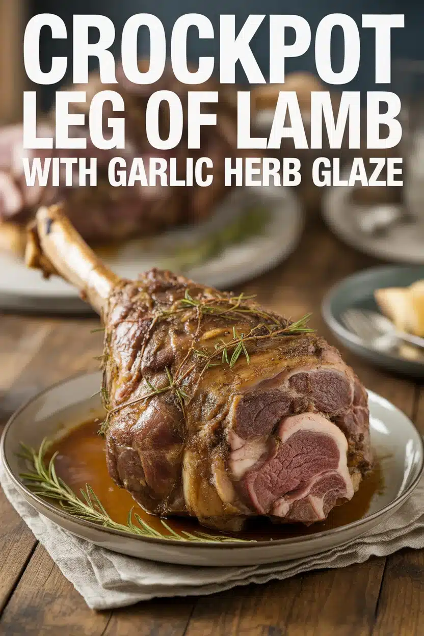 slow cooker leg of lamb