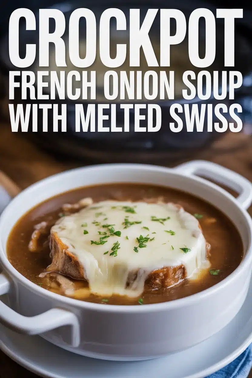 french onion soup slow cooker