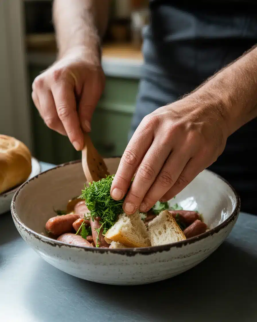 stuffing with sausage crock pot