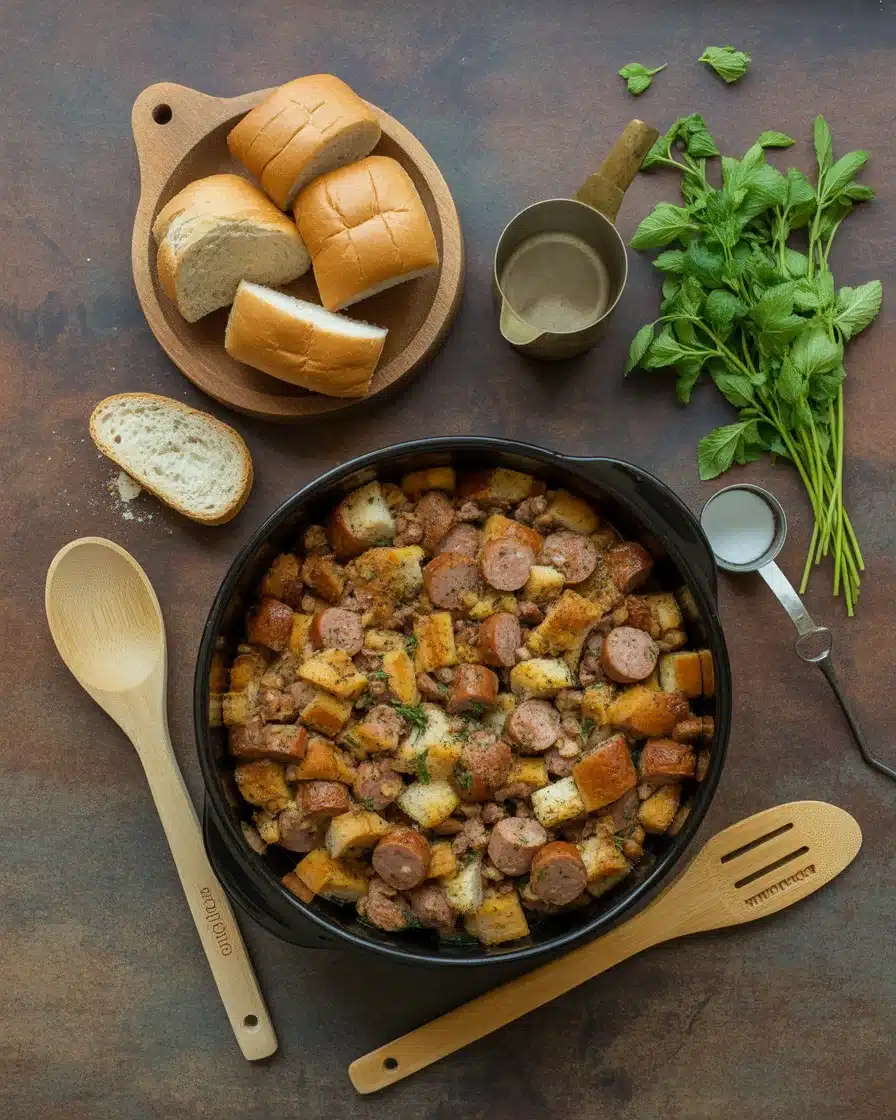 stuffing with sausage crock pot