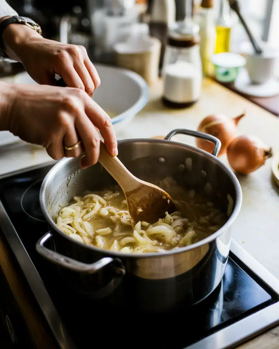 french onion soup slow cooker