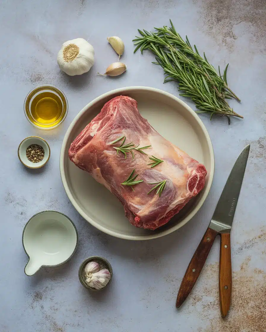 slow cooker leg of lamb