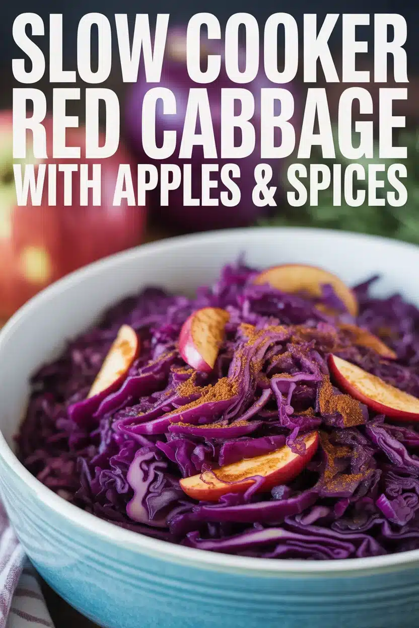 red cabbage apples slow cooker