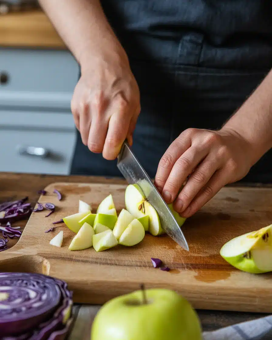 red cabbage apples slow cooker