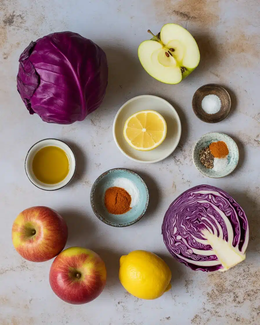 Slow Cooker Red Cabbage with Apples & Spices