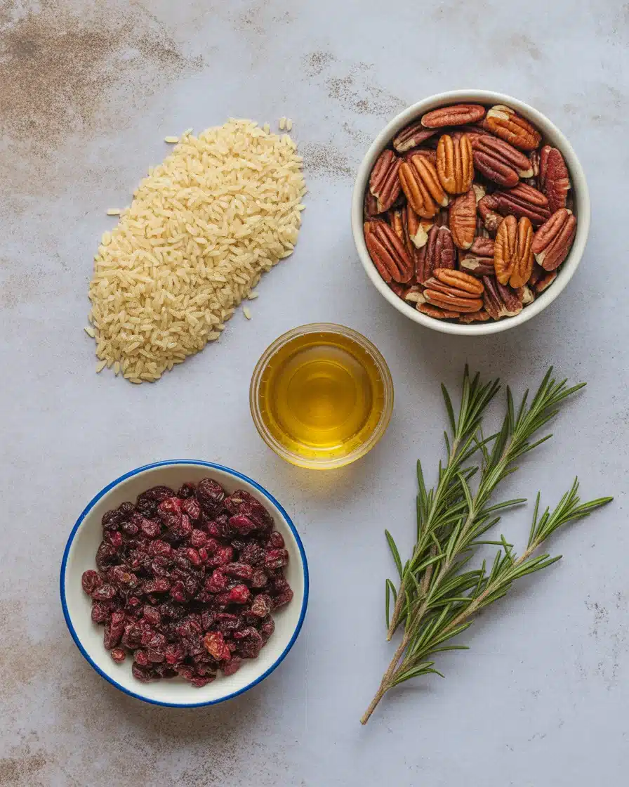 maple pecan wild rice pilaf