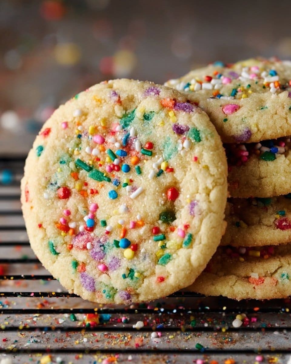 Rainbow Sprinkle Sugar Cookies