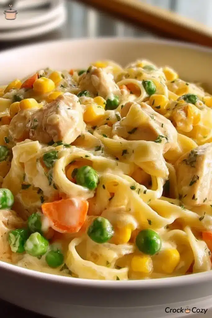 Chicken pot pie pasta family meal 2689 image 001