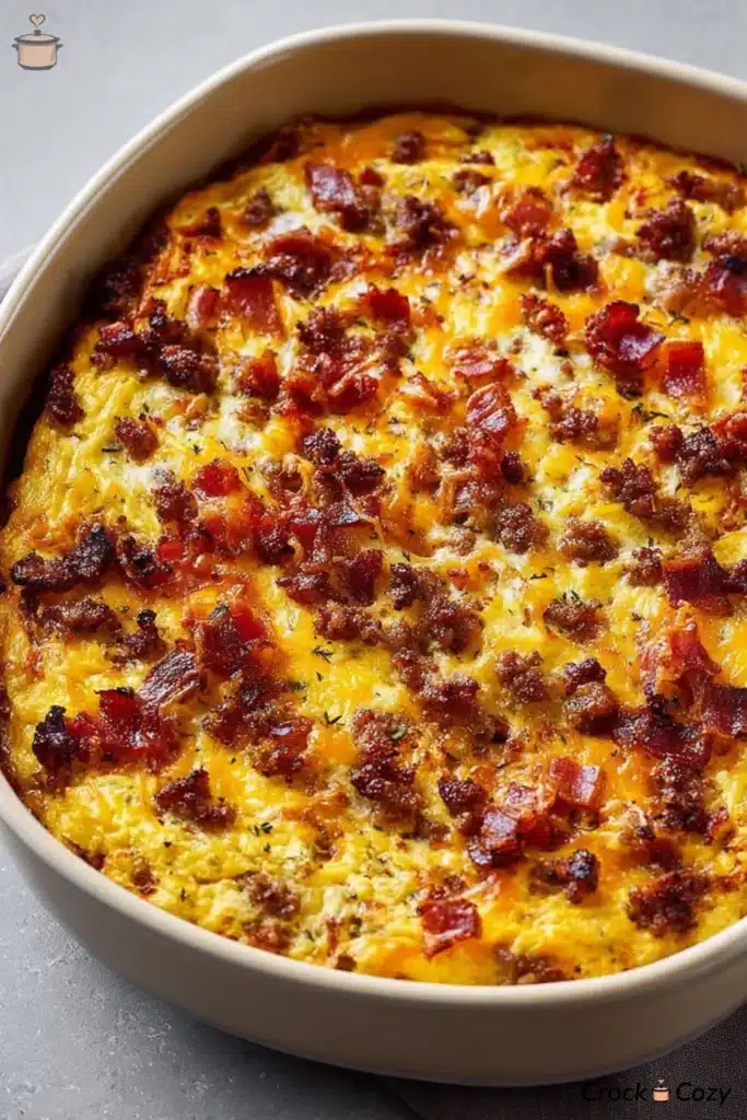Crack breakfast casserole cozy morning 2569 image 001