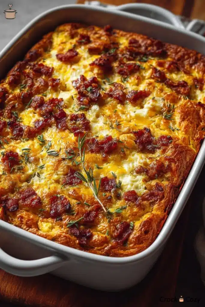 Crack breakfast casserole cozy morning 2569 image 002