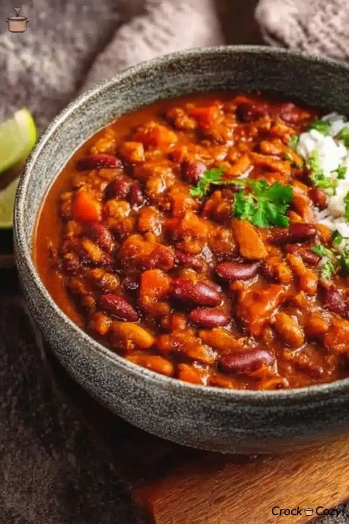 Easy vegan chili cozy nights dinner 2664 image 002